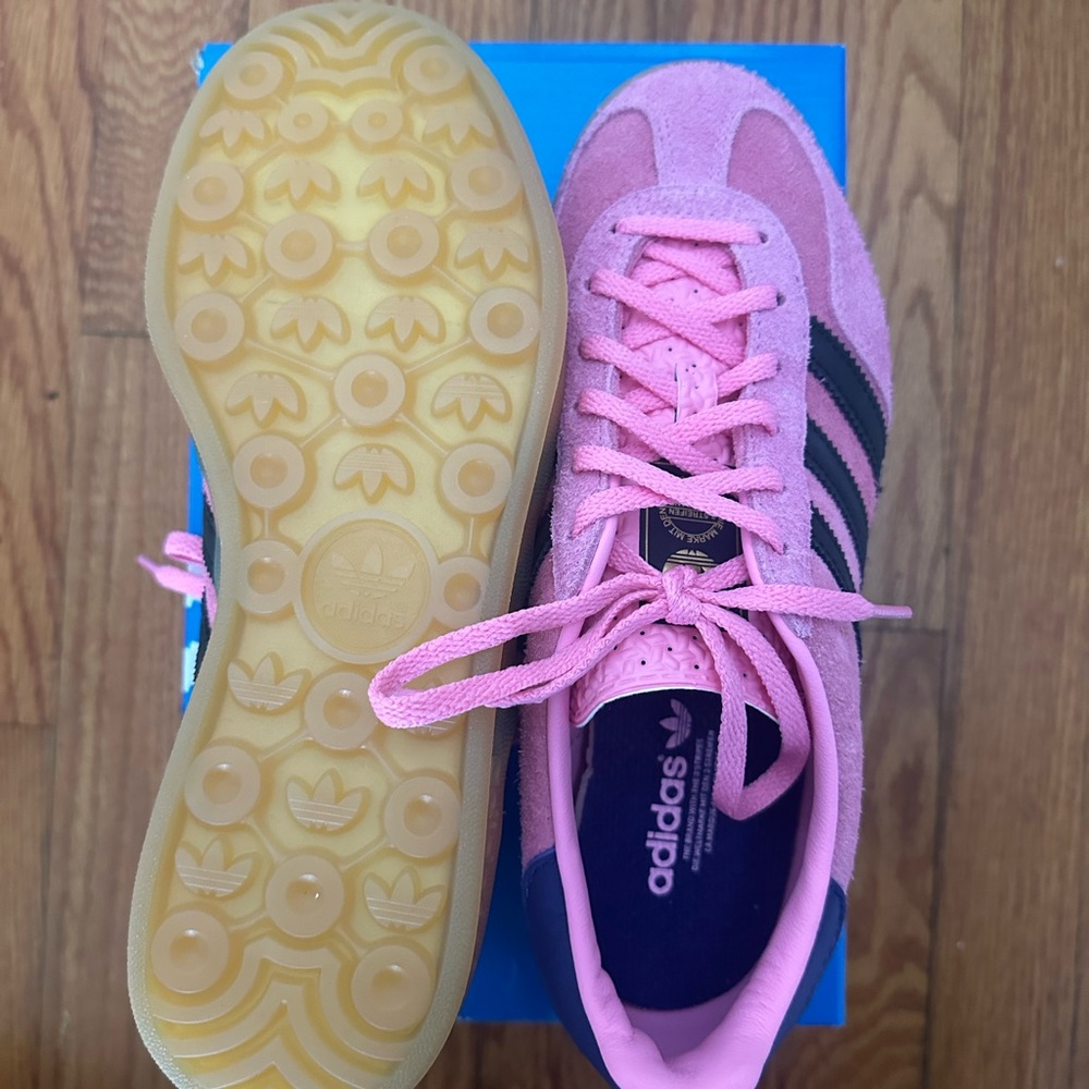 COPY - Adidas gazelle indoor “bliss pink purple” Mrs size 5.5 women’s size 7 - Picture 5 of 5